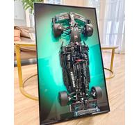 icuanuty Panel de pared para Lego Technic Mercedes AMG F1 W14 E 42171 Performance Car, pinturas decorativas para adultos, placa de pared para coche para Lego, regalos para Lego Mercedes F1, 75 x 45 cm