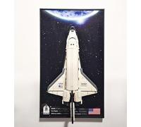 icuanuty Pizarra de pared para LEGO 10283 Creator Expert NASA Space Shuttle Discovery para bloques de construcción, pinturas decorativas para adultos, pantalla para Lego, tamaño: 75 x 45 cm