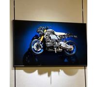 icuanuty Placa de Pared para Lego Moto 42159 Technic Yamaha MT-10 SP, Colgante de Pared Compatible con Lego 42159, (Modelo no Incluido)