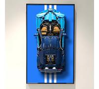 ICUANUTY Placa de Pared para Lego Technic Bugatti Chiron 42083, Colgante de Pared Compatible con Lego Bugatti Car Display Ideas de Regalo para entusiastas del Soporte de del Coche per Lego,75x45cm