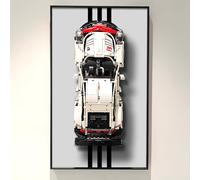 ICUANUTY Placa de Pared para Lego Technic Porsche 911 RSR 42096, Colgante de Pared Compatible con Lego Porsche, Ideas de Regalo para entusiastas del Soporte de Pared de Coche per Lego, 75 x 45 cm