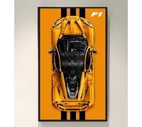 ICUANUTY Placa de Pared para Technic McLaren P1 1:8 42172, Compatible con Lego, Ideas de Regalo para Entusiastas de Vehículos - Solo Placa