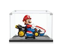 ICUANUTY Vitrina acrílica compatible con Lego Mario Kart - Mario & Standard Kart 72037, almacenamiento y organización a prueba de polvo, 39 x 29 x 25 cm (solo funda de pantalla)