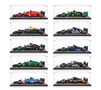 ICUANUTY Vitrina acrílica Lego Speed Champions Mercedes-AMG F1 W15 77244, almacenamiento organizado y polvo resistente, 22 x 11 x 8 cm