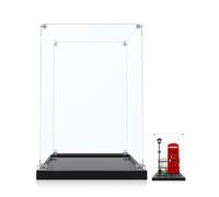 icuanuty Vitrina acrílica para Le-go Ideas Red London 21347 vitrina de cabina telefónica, a prueba de polvo, 25 x 25 x 36 cm (solo cubierta de pantalla)