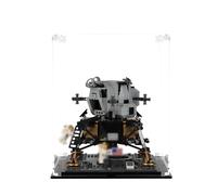 icuanuty Vitrina acrílica para Lego 10266 Creator Expert NASA Apollo 11 Monlandeferer, almacenamiento y organización a prueba de polvo para modelo Lego, tamaño: 25 x 25 x 25 cm (solo vitrina acrílica)