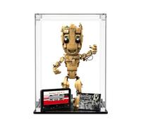 icuanuty Vitrina acrílica para Lego 76217 I Bin Groot, Vitrina a Prueba de Polvo para Modelos coleccionables (Solo Vitrina)