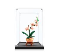 ICUANUTY Vitrina acrílica para Lego Botanicals Mini Orquídea 10343/10344, almacenamiento y organización a prueba de polvo para vitrina Lego, 20 x 20 x 35 cm (solo funda de pantalla)