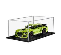 icuanuty Vitrina acrílica para Lego Ford Mustang Shelby GT500, Resistente al Polvo para Lego 42138, para los Amantes de para Lego (Solo Vitrina), tamaño: 34 x 15 x 12 cm