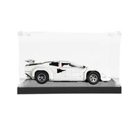 ICUANUTY Vitrina acrílica para Lego Lamborghini Countach 5000 Quattrovalvole 10337, Almacenamiento y organización a Prueba de Polvo Modelo para Lego, tamaño: 38 x 20 x 20 cm (Solo Funda de Pantalla)