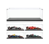 ICUANUTY Vitrina acrílica para Lego Speed Champions Ferrari SF-24 F1 Racing Auto Fórmula 1 77242, almacenamiento y organización a prueba de polvo para vitrina Lego, 22 x 11 x 8 cm (solo funda de