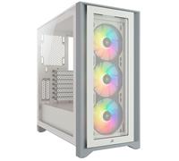 iCUE 4000X RGB Carcasa de vidrio templado Extended-ATX (blanco) - CORSAIR