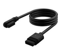 iCUE LINK cable delgado, 600mm, 90° en ángulo negro