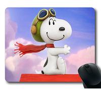 iCustomonline Peanuts Snoopy Oblong Mouse Pads Customized Made to Order Support in 22*18*1.3CM