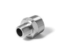 ICXLPMC 1-1/2" to 3/4" BSP Male Thread Reducer 304 Stainless Steel Pipe Fittings Connector Reducer