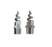 ICXLPMC 1/4" 3/8" 1/2" 3/4" 1" - 2" BSPT Male Spiral Cone Atomization Misting Spray Nozzle Sprinkler 304 Stainless Steel Home Garden(No-Polishing,Sus 316L_1/2")