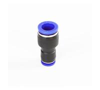 ICXLPMC 100Pcs PG Air Pneumatic 10mm 8mm 6mm 12mm 4mm OD Hose Tube Touch Push Into Straight Gas Fittings Quick Connectors (Color : Blue, Size : PG8-4)