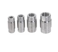 ICXLPMC 1PC 1/2" 304 Stainless Steel High Pressure Check valves Gas Water One-Way Valve DN15