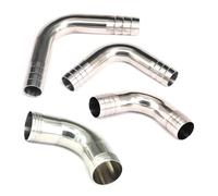 ICXLPMC 1PC Fit Tube I.D 89mm Hose Barbed 304 Stainless Steel 90 Degree Elbow Pipe Fitting