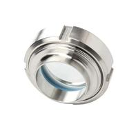 ICXLPMC 25mm-108mm Pipe OD Threaded Removable Weld On Sight Glass Tower Diopter Stainless Steel 304(89mm)