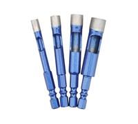 ICXLPMC 6.35mm Small Hex Handle Hard Alloy Granite Tile Glass Concrete Sintered Slotting Drill Bit 1Pcs(8mm) ICXLPMC