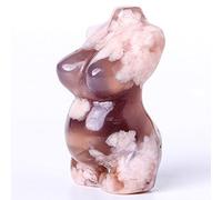ICXLPMC Cristales y Piedras Naturales Flor Ágata Tallado Adornos Figuras Animales Regalo Espiritual Cereza Cuarzo Artesanía Decoración 1pc QINTINYIN Home Collections (Tamaño: Modelo Graso)