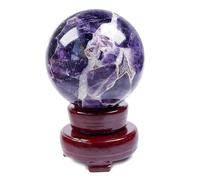 ICXLPMC Crystal Dreamy Amethyst Ball Quartz Gemstone Sphere Home, Ball-50mm