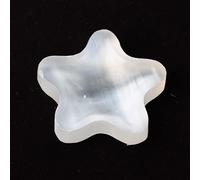 ICXLPMC Cuenco de selenita natural con forma de estrella y cristal, artículos de la suerte, colección Feng Shui, decoración del hogar, regalo para el hogar