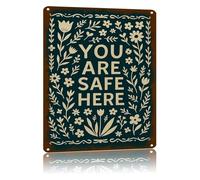 ICXLPMC Encouraging Message Vintage Metal Sign with Inspirational Text Art Home Decoration for Walls Doors Fences (8 X 12 in)