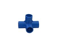 ICXLPMC Garden Plumbing Inner 32mm PVC Pipe Connector Agricultural 3-Way, 4-Way, 5-Way Stereo Connector Garden Water Pipe Fittings 1 (Color : Silver)