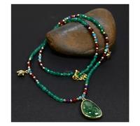 ICXLPMC Gargantilla con cuentas de piedras preciosas naturales, collar hecho a mano de ágata, amatista, peridioto, collares con dijes de fluorita