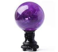 ICXLPMC Home Decoration, Amethyst Crystal Sphere Purple Ball for Gifts, Stone, Ball-10cm