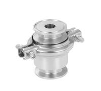 ICXLPMC OD38mm Ferrule 50.5 Tri Clamp Check Valve One Way Flow SS304 Stainless Steel One-Way Flow Vertical