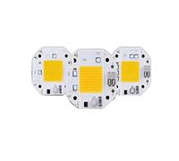 ICXLPMC Pack of 10, LED COB Chip Lights, 50W/30W/20W AC220V No-Driver DIY Floodlight Lamp, Household Bulbs(Full Spectrum,30W)