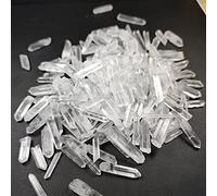 ICXLPMC Piedra de cristal transparente de cuarzo con semillas de lemuria de cuarzo blanco, colección Pointz Home (tamaño: blanco)