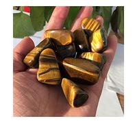 ICXLPMC Piedra de ojo de tigre amarillo natural, grava, piedra de cristal para acuario, jardín, jardín, decoración para colecciones del hogar (tamaño: 1000 g)