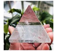 ICXLPMC Pirámide de Cuarzo Transparente, Cristal Natural, Piedra de Cuarzo, Torre de Punto de Cristal, decoración del hogar, y Piedras crudas Inicio Colecciones(Size:4.5-5cm)