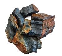 ICXLPMC QINTINYIN - Piedra natural de ojo de tigre azul real, 100 g, cristal y piedra difusora, piedra de roca para decoración del hogar, colección para el hogar (color: 100 g)