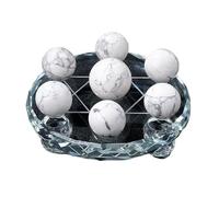 ICXLPMC Seven-Star Array Wealth Crystal Balls, Five Elements Ball Feng Shui Grid for Prosperity and Flow(M)