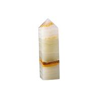 ICXLPMC Stone Afghan Jade Crystal Column Gemstone Tower Quartz Point Wand Home Decoration (Size : 150-200g)