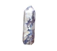 ICXLPMC Stone Crystal Blue Flower Agate geode Tower Polished Home furnishings Room