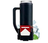 Icy Beverage, Portable Frost Drink Caddymax, Can with Chillcorextreme, Vacuum Layer Cold Shield, Modern Arctic Style Designplus, Event Tailgate Picnic Supplykit