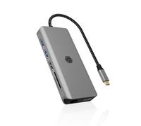 ICY BOX 12 en 1 USB Type-C® Dock con PD de hasta 100 W