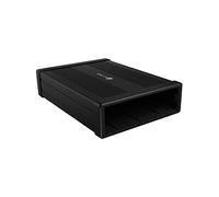 ICY BOX 5,25 Pulgadas Caja Externa de BLU-Ray/DVD, USB 3.0, Carcasa Externa para Quemador de DVD, Burner Box BLU-Ray, Aluminio, Negro, IB-525-U3