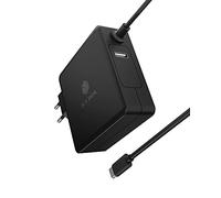 ICY PS101-PD - Cargador USB, 90 W, 5 - 20 V, 1 USB-C, 1 USB-a, negro