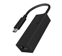 ICY BOX Adaptador USB-C a Ethernet de hasta 1 Gbps (Adaptador USB-C a RJ45 LAN, Thunderbolt 3) Compatible con Dispositivos Tipo C Incluyendo MacBook Pro, iPad Pro 2018 y Muchos más, 60826