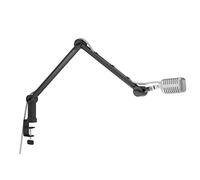 ICY BOX Brazo de micrófono profesional con soporte de mesa, giratorio 360°, adaptador de 3/8" a 5/8", gestión de cables, para Blue Yeti, Blue Snowball HyperX QuadCast y muchos más