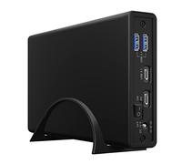 ICY IB-382-C31 - Carcasa HDD SATA de 3,5'' y 2,5'' con CONCENTRADOR USB, USB 3.1