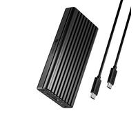 ICY BOX - Carcasa SSD M.2 NVMe de 20 Gbps, carcasa externa NVMe M.2 USB C con USB C 3.2 Gen 2x2, funda sin herramientas, compatible con unidades 2230/2242/2260/2280, aluminio, Plug & Play