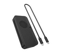 Raidsonic Icy Box Caja SSD M.2 Diamond Case 1980 Thunderbolt 5 80 Gbit/s Aluminio Negro